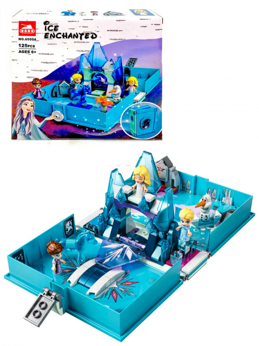 Конструктор аналог Lego Disney Princess 43189 Книга сказочных приключений Эльзы и Нока 60004