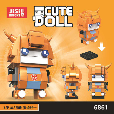 Конструктор JiSi Bricks Персонаж Cute Doll - Asp Warrior