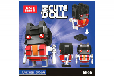Конструктор JiSi Bricks Персонаж Cute Doll - Flame Spider